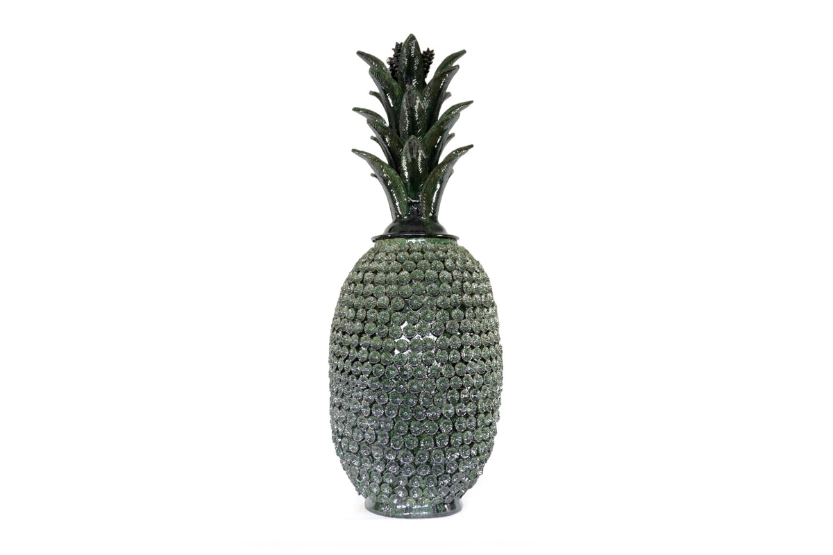 Piña verde de flores - 88 cm. 35 in. Piña