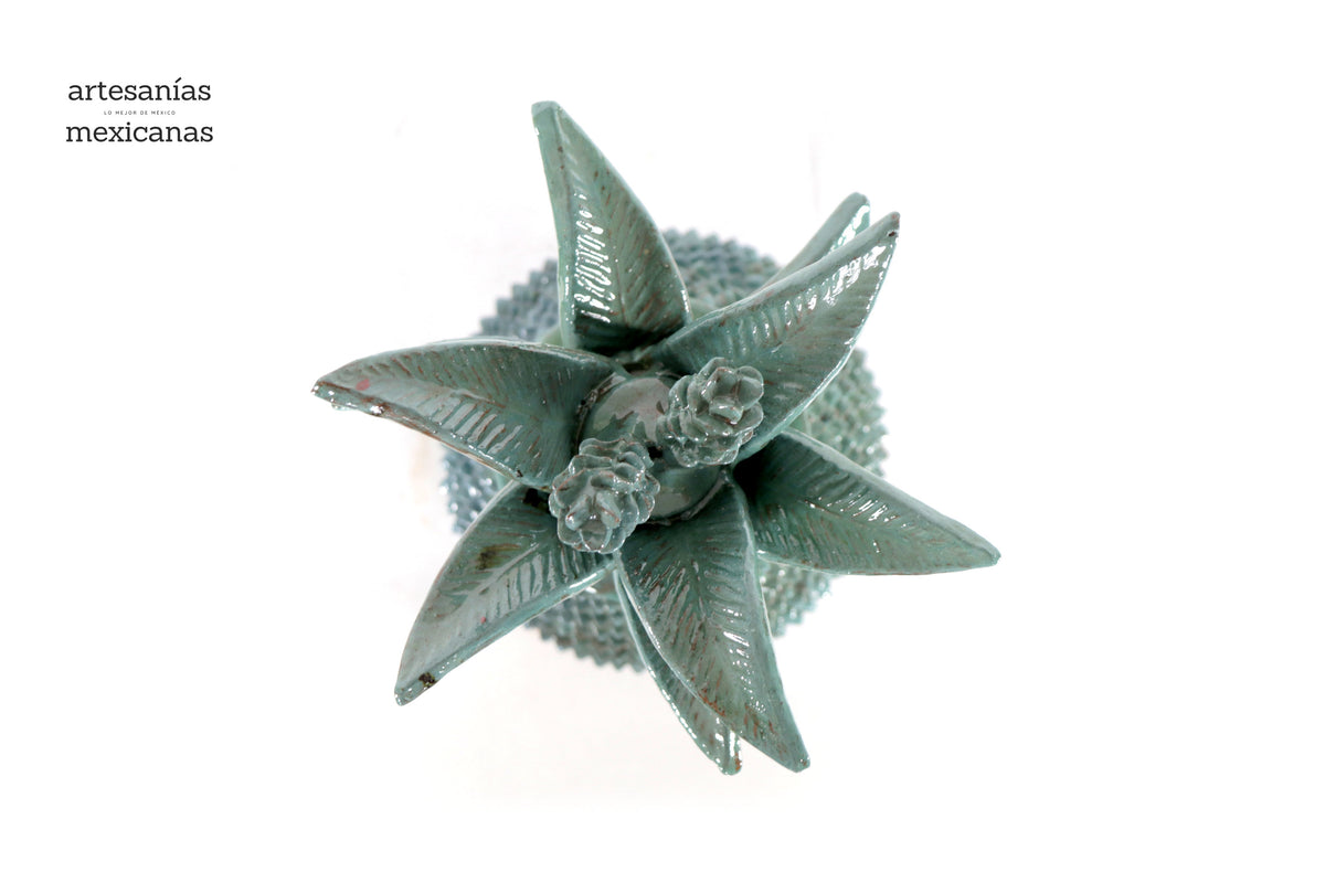 Piña turquesa de picos - 41 cm. 16 in. - Sobre Pedido Sobre pedido