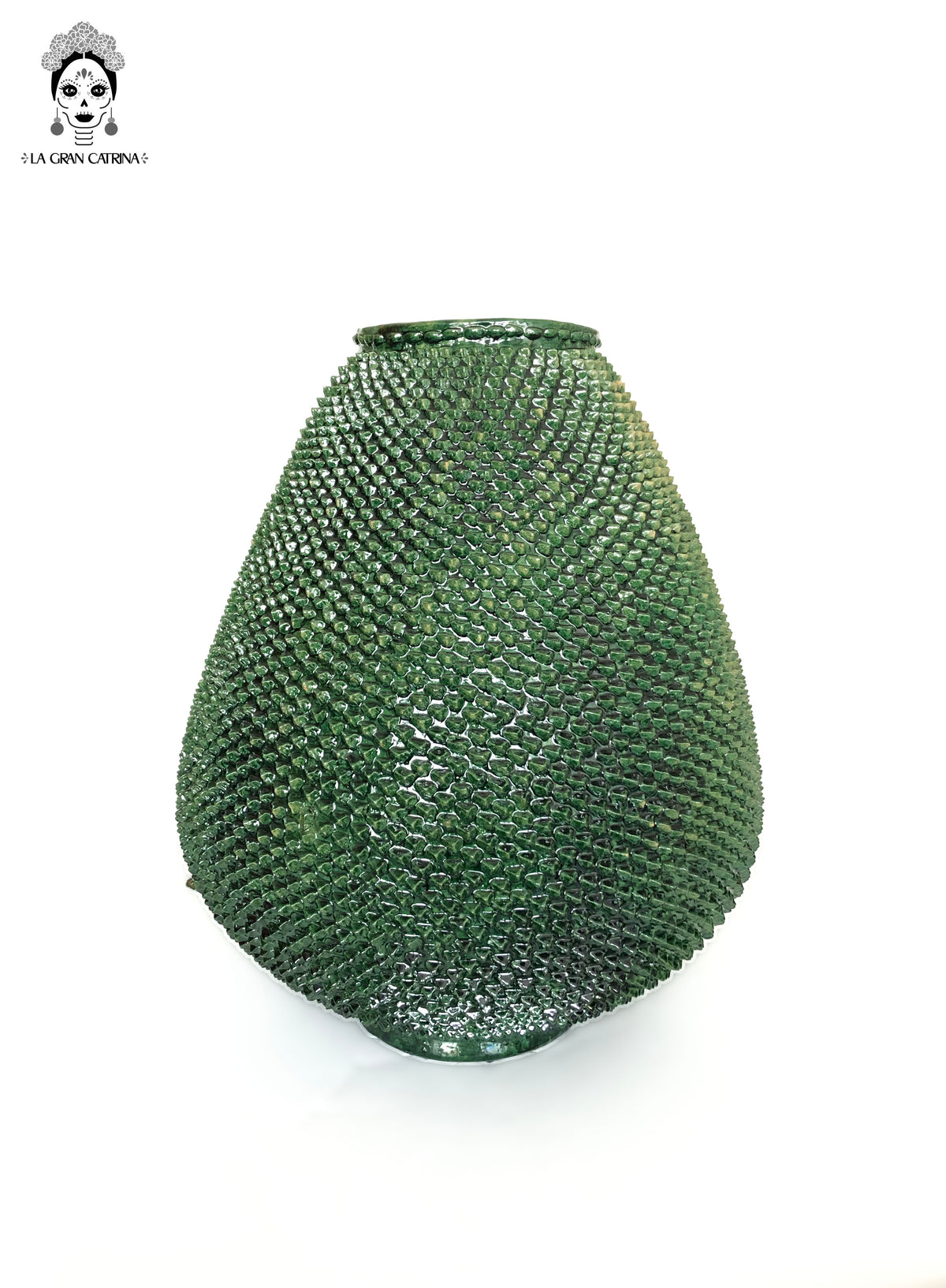 Piña michoacana de barro - Verde - 100 cm. 40 in.