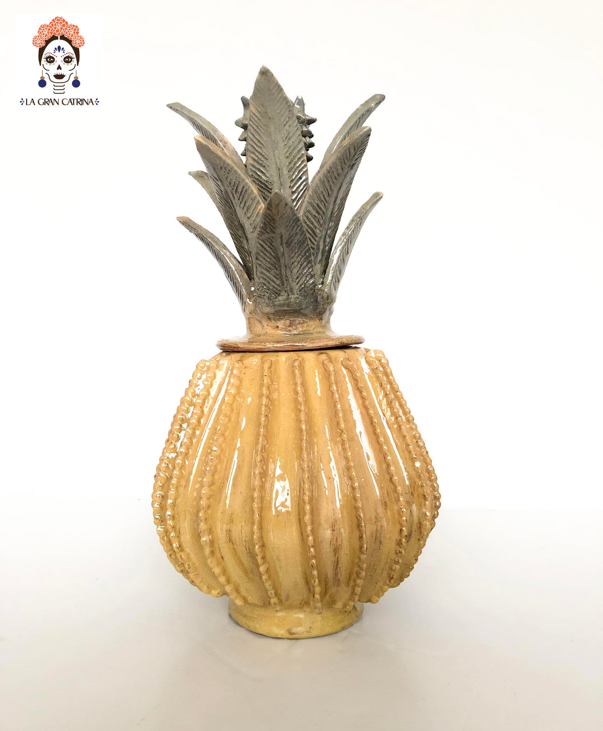 Piña michoacana - Biznaga amarilla - 38 cm. 15 in.