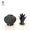 Piña michoacana de barro - Negra de bolitas - 32 cm. 13 in.