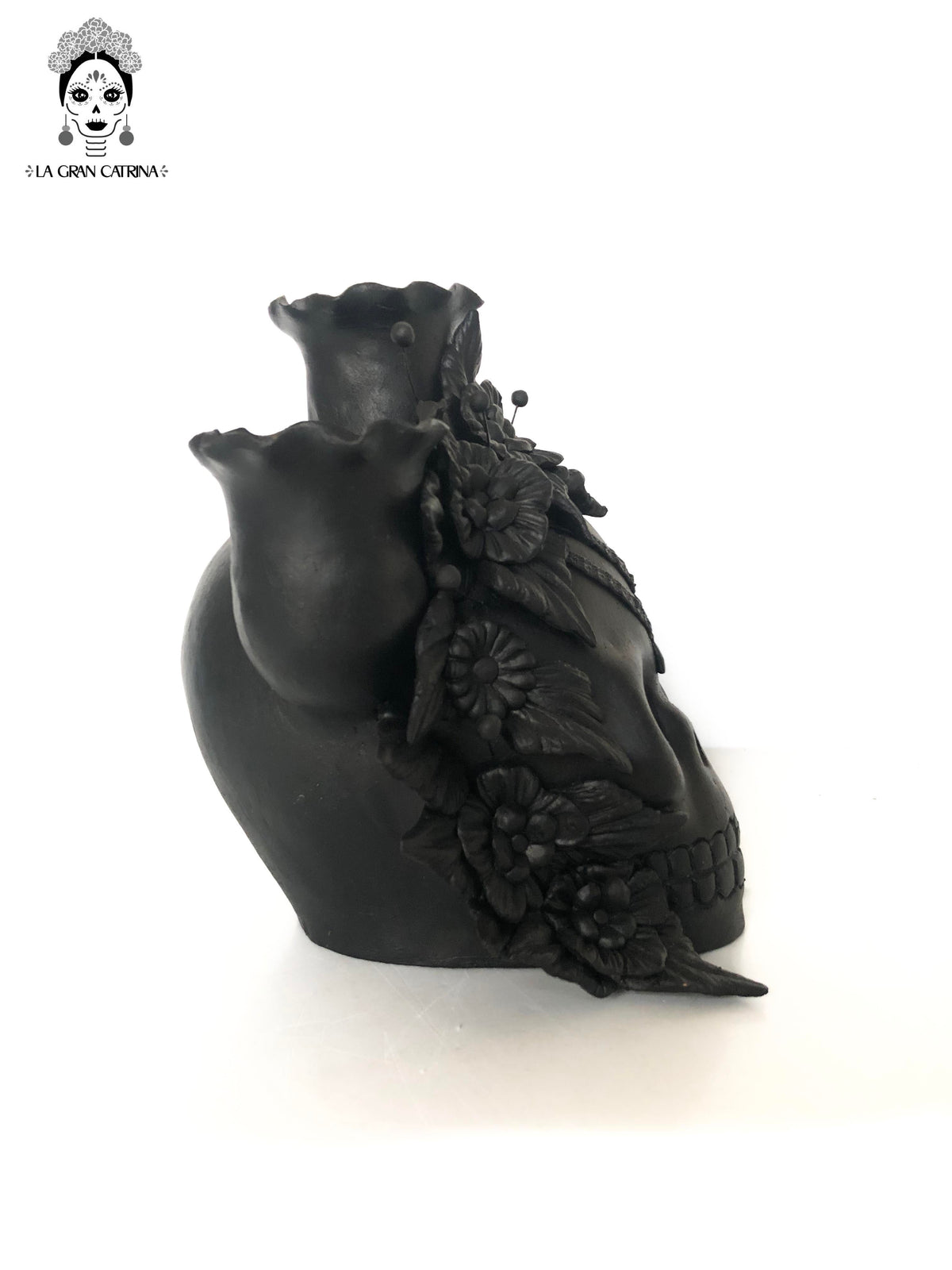 Candelero de Día de Muertos para 3 velas - Modelo #1