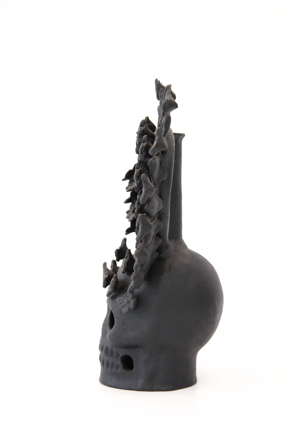 Candelero de Día de Muertos Negro - 29 cm. 11.5 in.