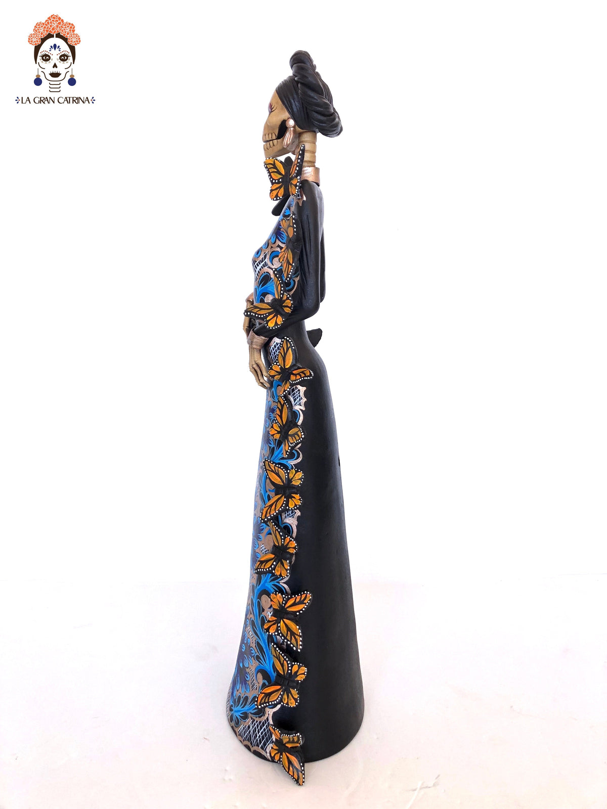 Catrina monarca Azul - 50 cm. 20 in. - En producción Catrina