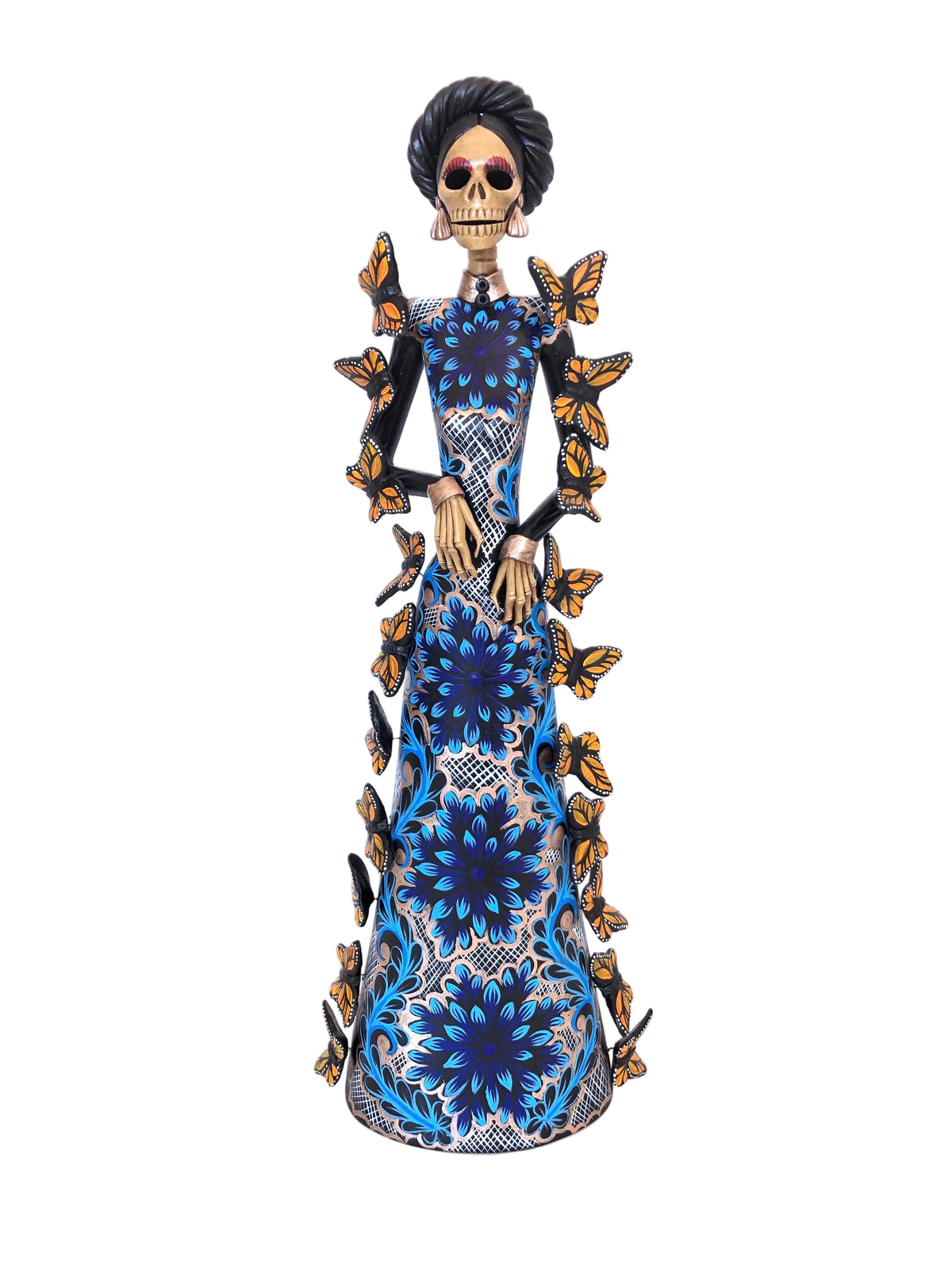 Catrina monarca Azul - 50 cm. 20 in. - En producción Catrina