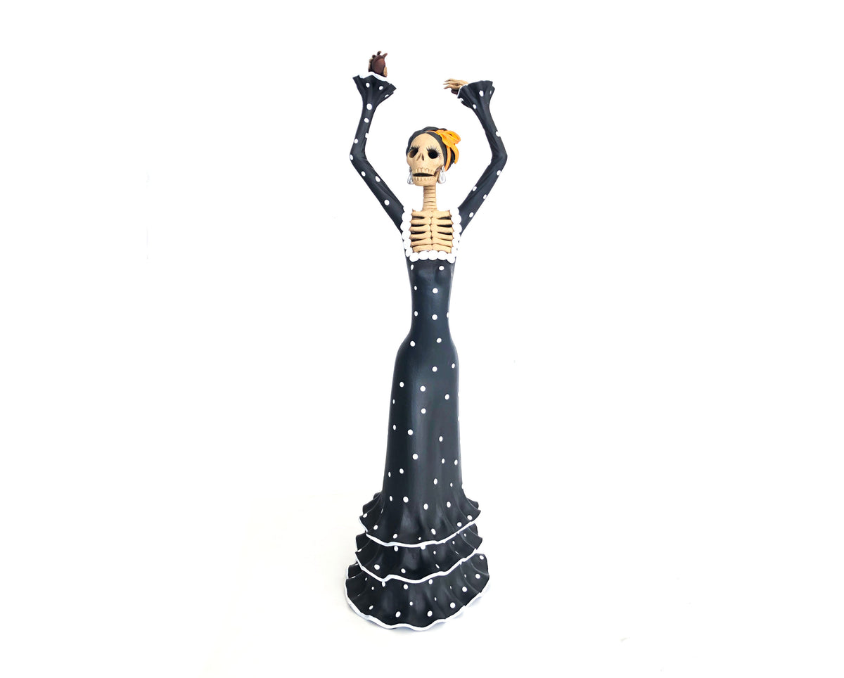 Catrina bailarina - 50 cm. 20 in. - En producción Catrina