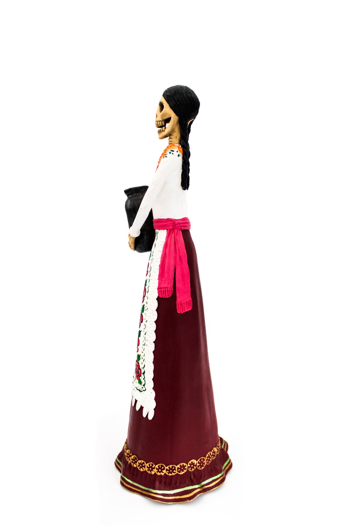 La Catrina del jarrón - 47 cm. 19 in. Catrina