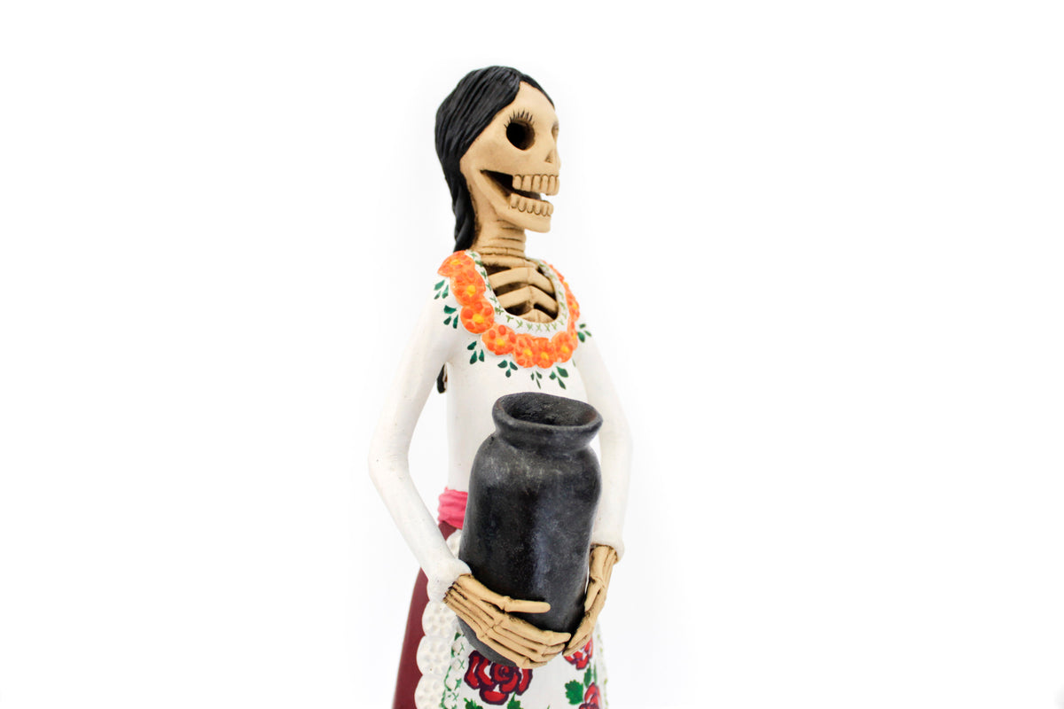 La Catrina del jarrón - 47 cm. 19 in. Catrina