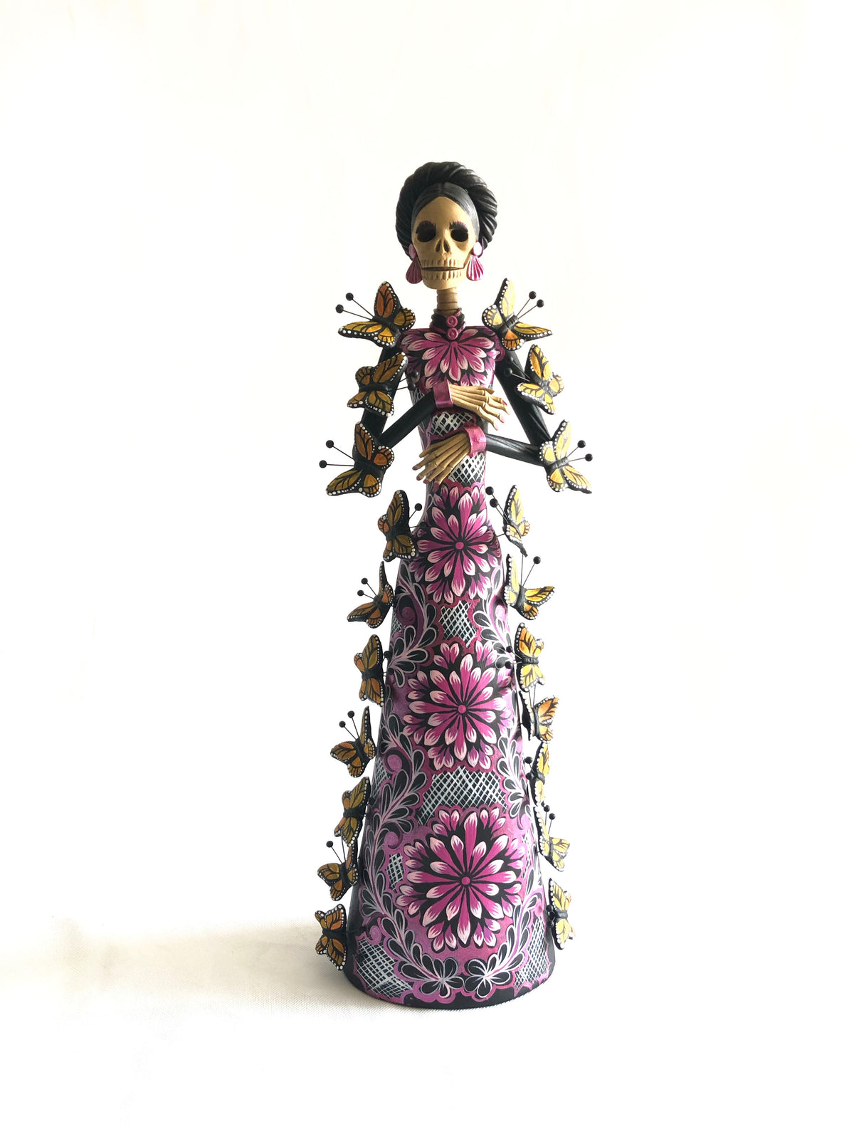 Catrina monarca Rosa - 50 cm. 20 in. Catrina