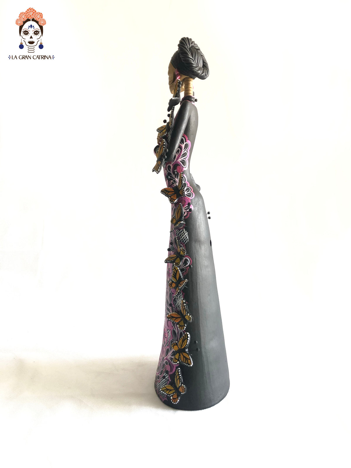 Catrina monarca Rosa - 50 cm. 20 in. Catrina