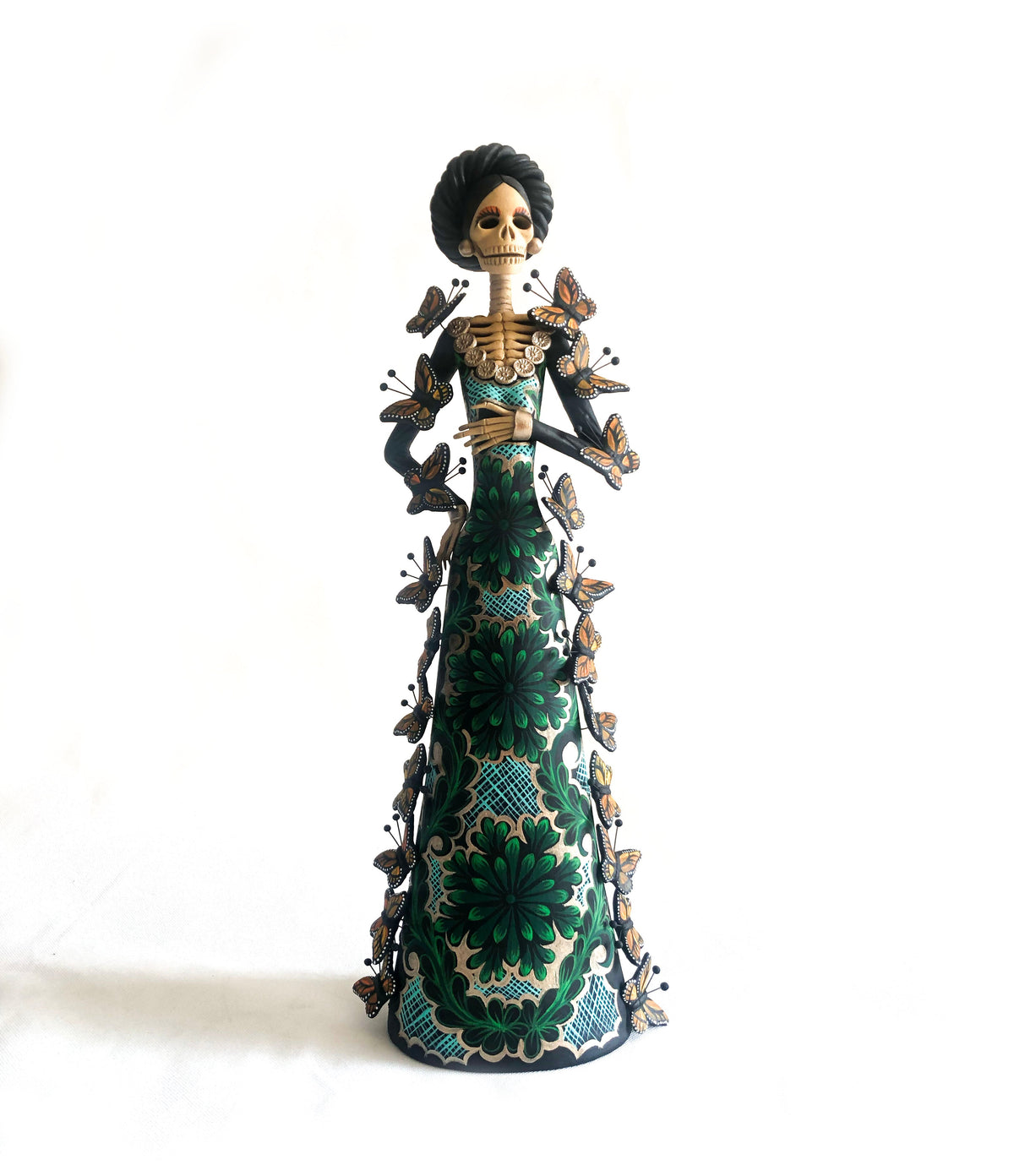 Catrina monarca Verde - 50 cm. 20 in. - En producción Catrina