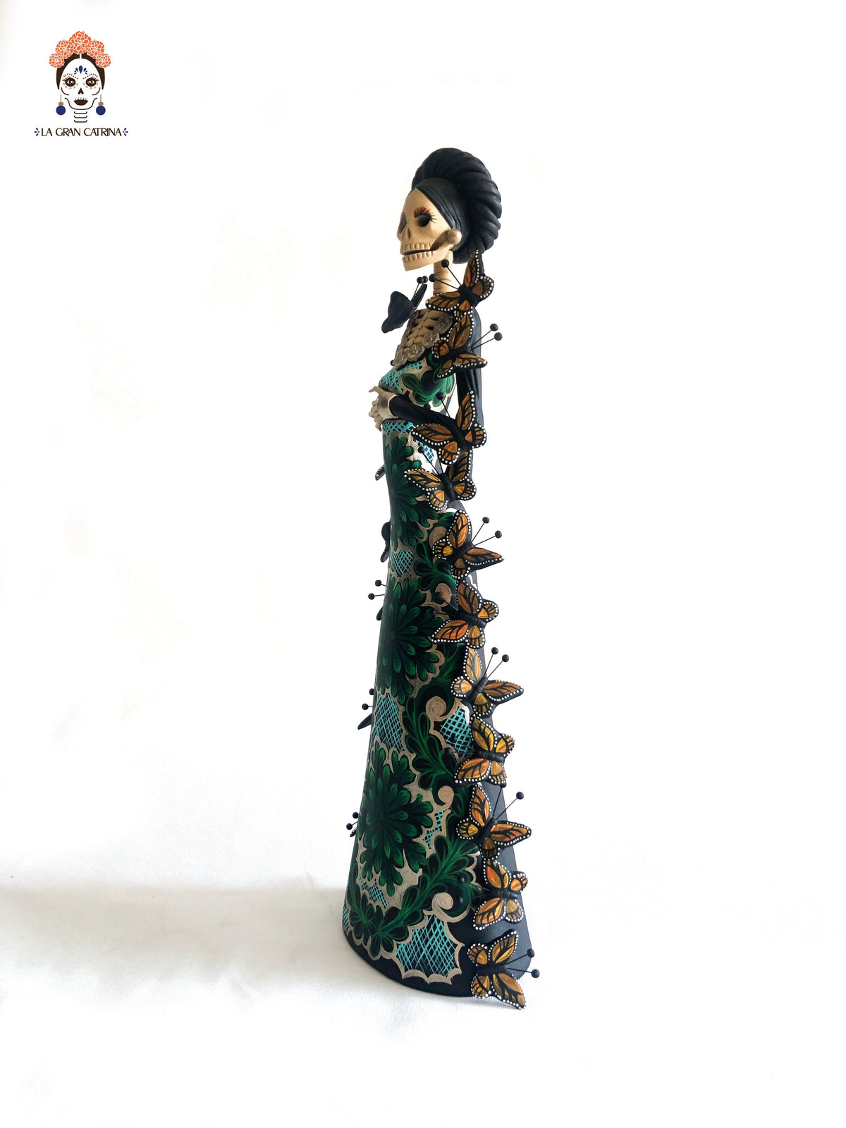 Catrina monarca Verde - 50 cm. 20 in. - En producción Catrina
