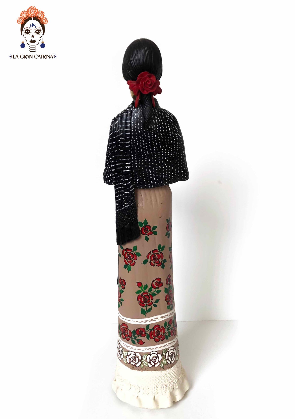 Catrina con olla de barro - 67 cm. 27 in. Catrina