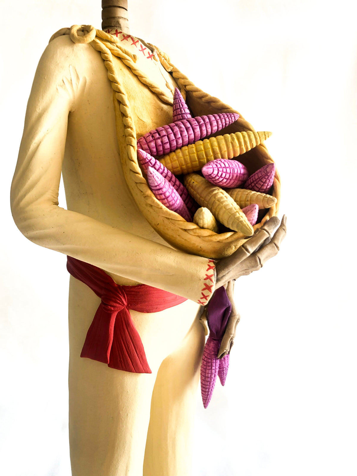 Catrin maicero de Manta - 70 cm. 28 in. Catrina
