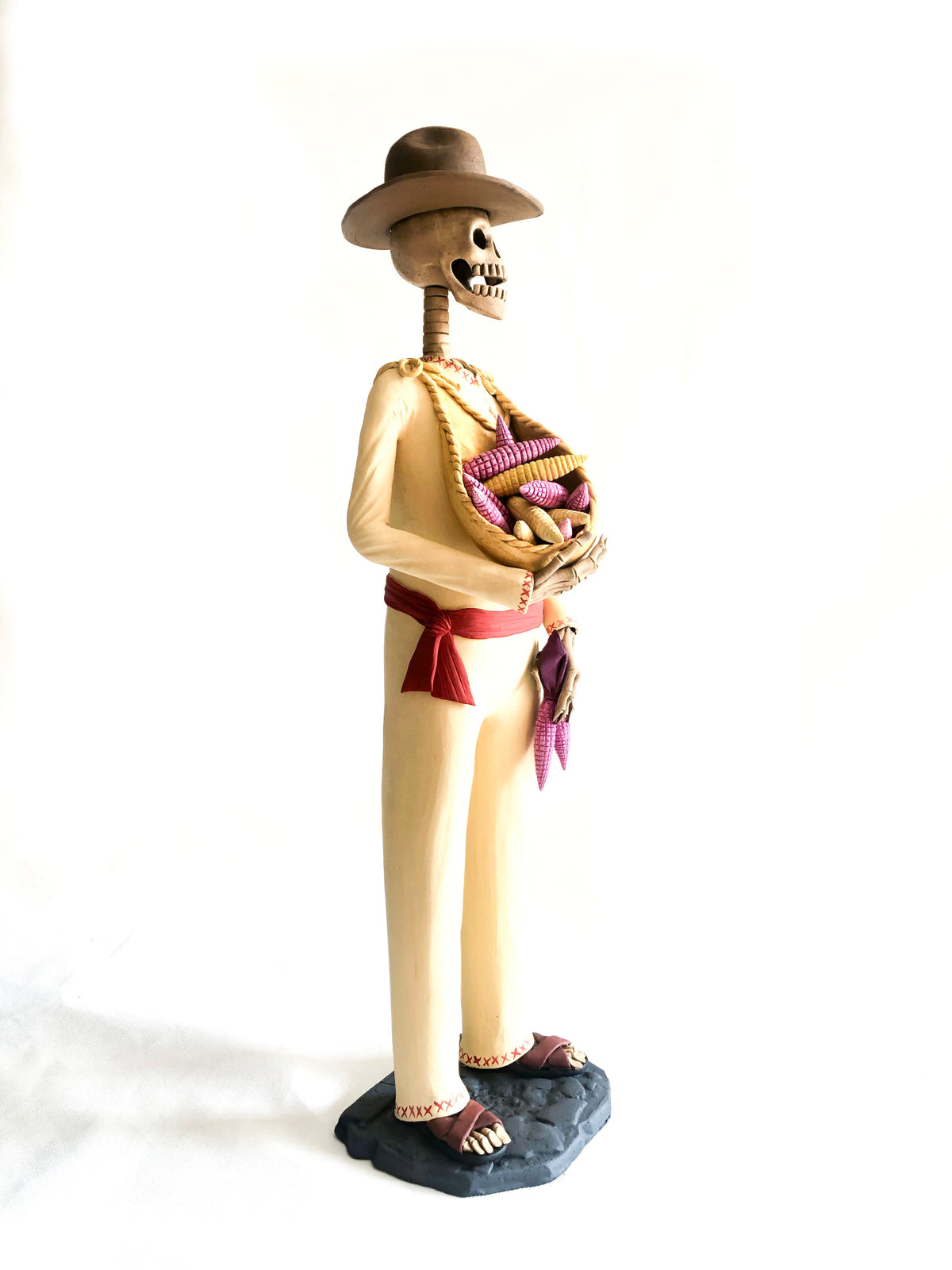 Catrin maicero de Manta - 70 cm. 28 in. Catrina