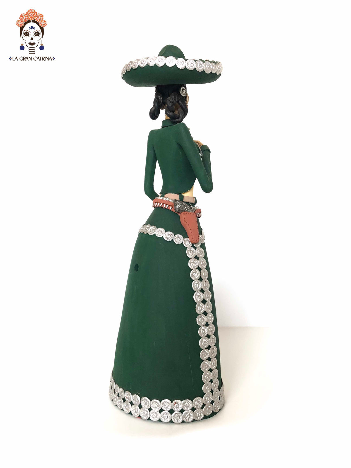 Pareja de Catrines Charros - 38 cm. 15 in. Catrina