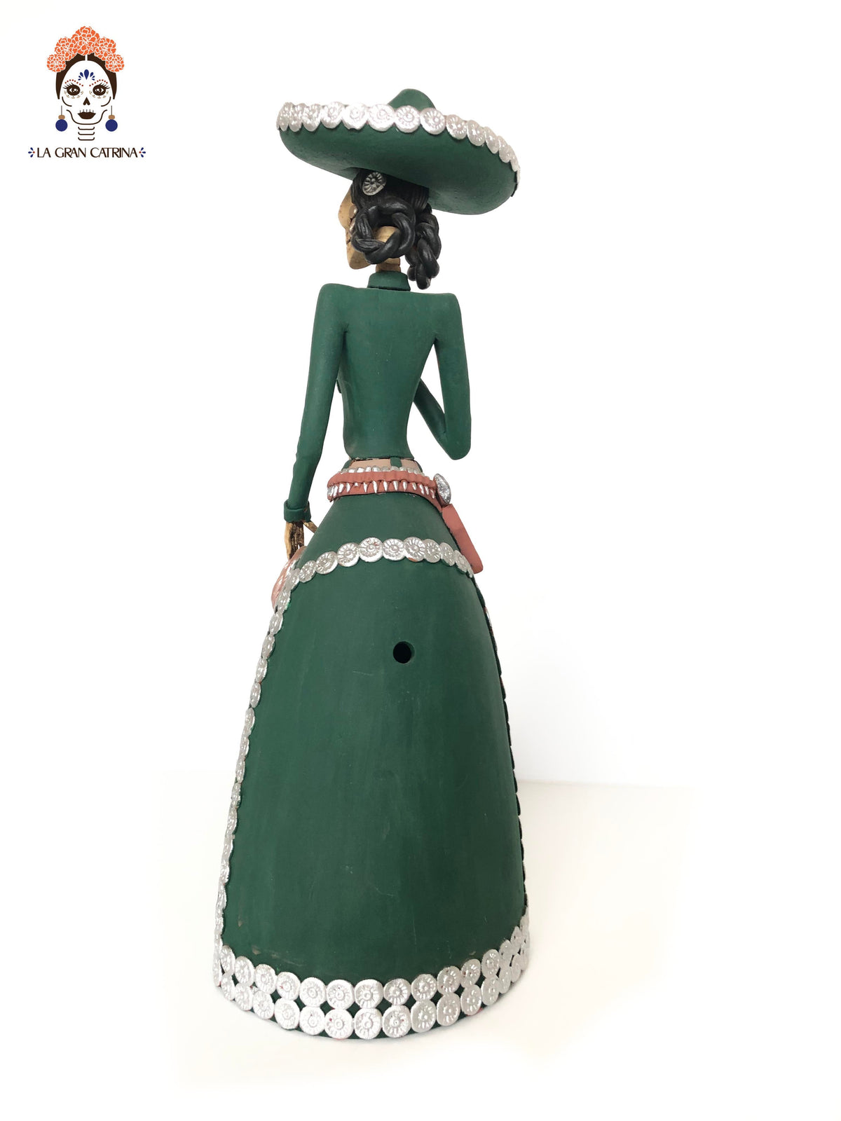 Pareja de Catrines Charros - 38 cm. 15 in. Catrina