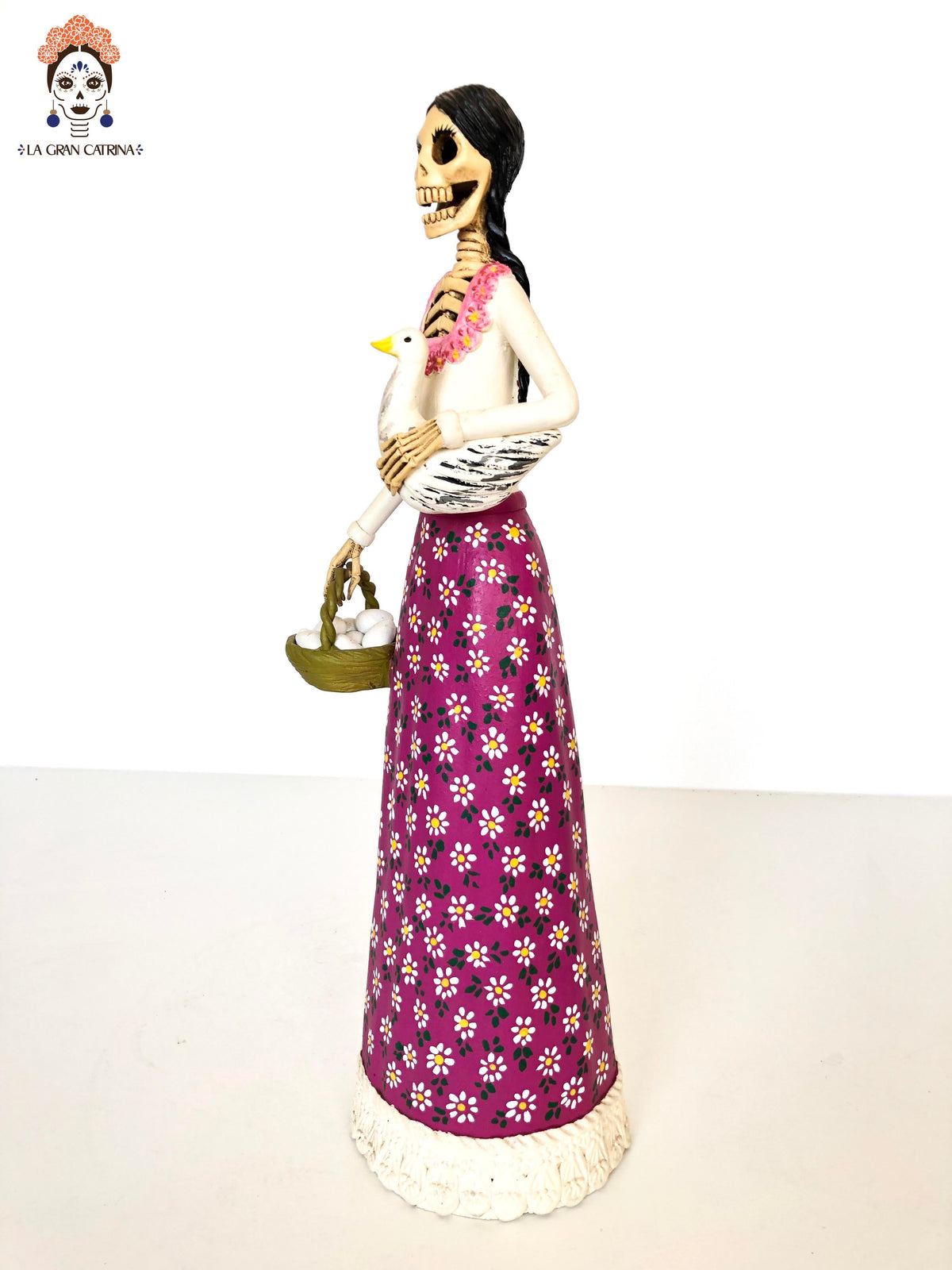 Catrina huevera - 47 cm. 19 in. Catrina