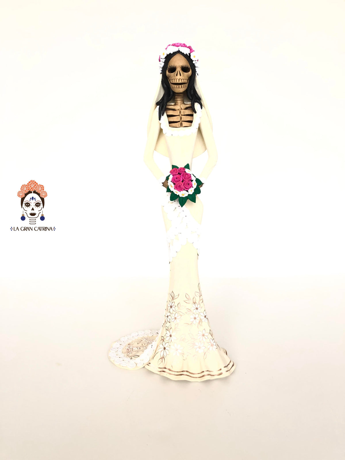 Pareja de Novios Catrines - 50 cm. 20 in. Catrina