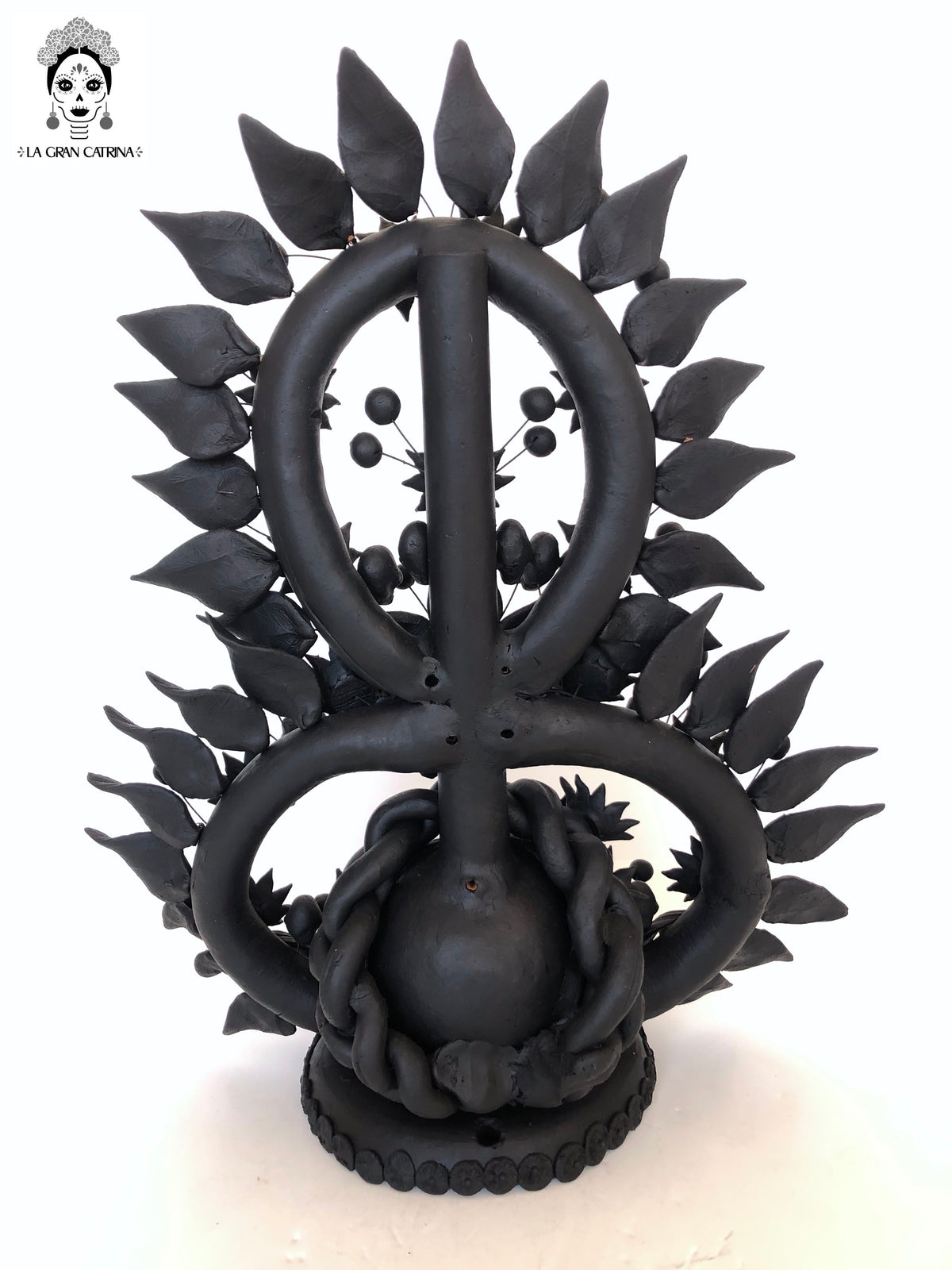 Ofrenda de Calavera - Color negro 41 cm. Artesanía