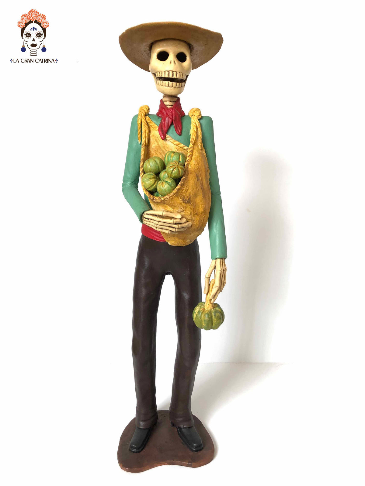 Catrin calabacero de camisa Verde - 70 cm. 28 in.