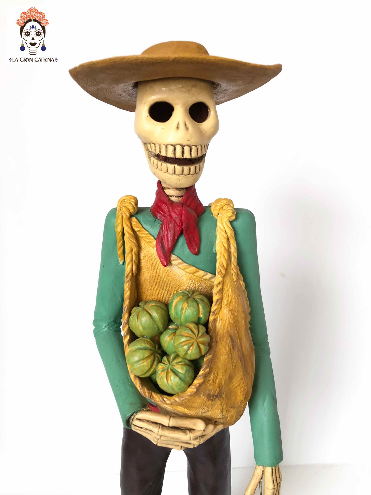 Catrin calabacero de camisa Verde - 70 cm. 28 in.