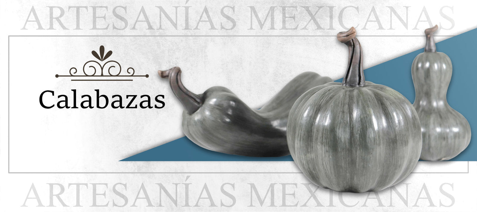 Calabazas de barro bruñido