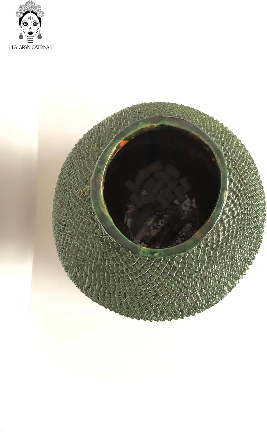 Piña michoacana de barro - Verde - 100 cm. 40 in. - Sobre Pedido Piña
