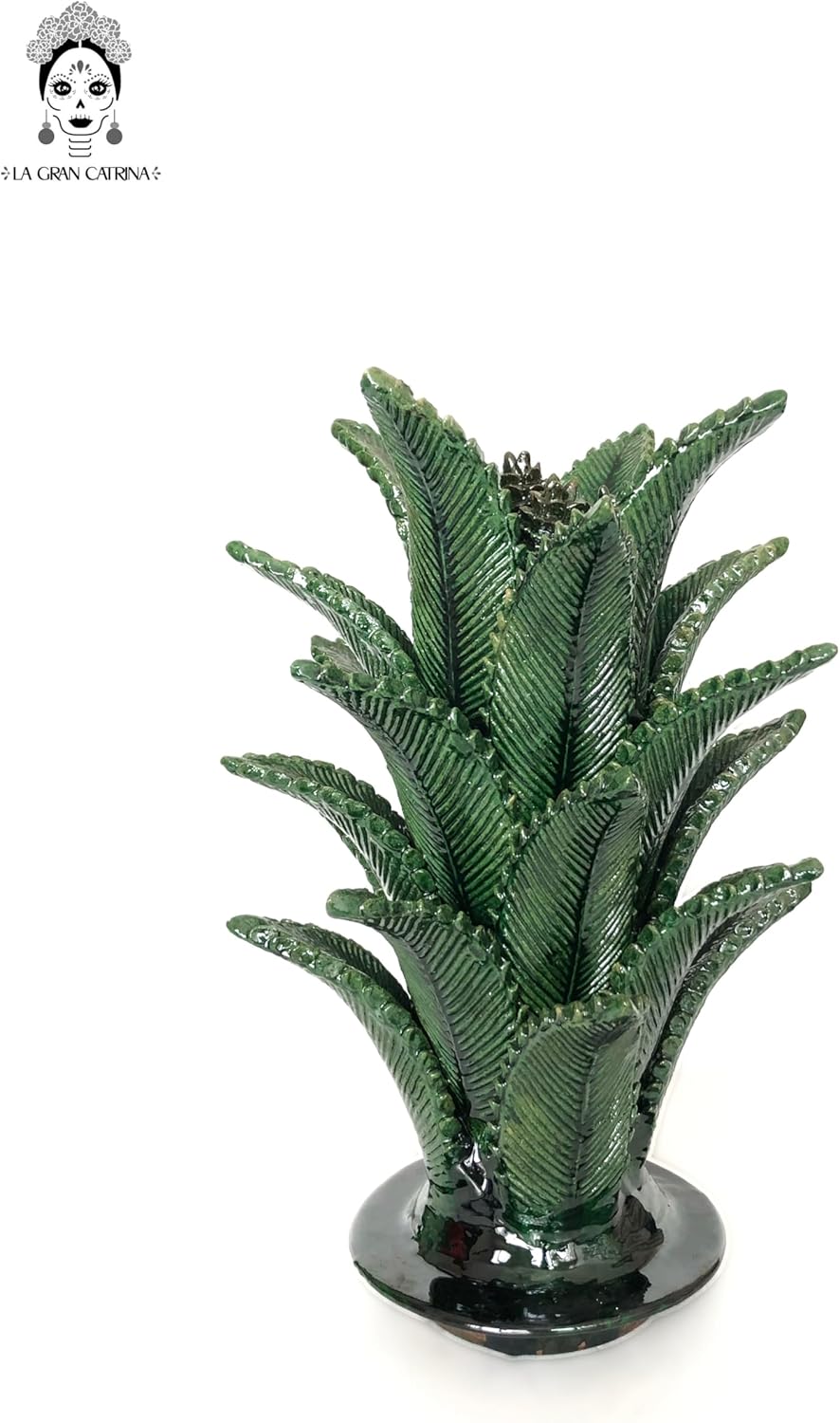Piña michoacana de barro - Verde - 100 cm. 40 in. - Sobre Pedido Piña