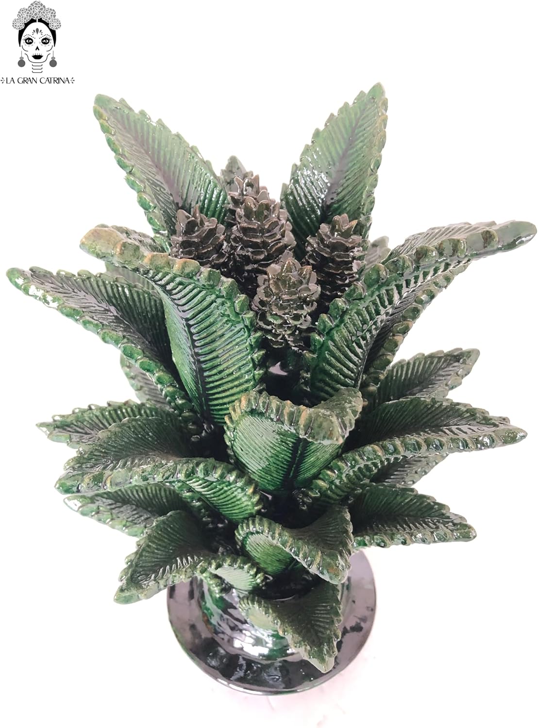 Piña michoacana de barro - Verde - 100 cm. 40 in. - Sobre Pedido Piña