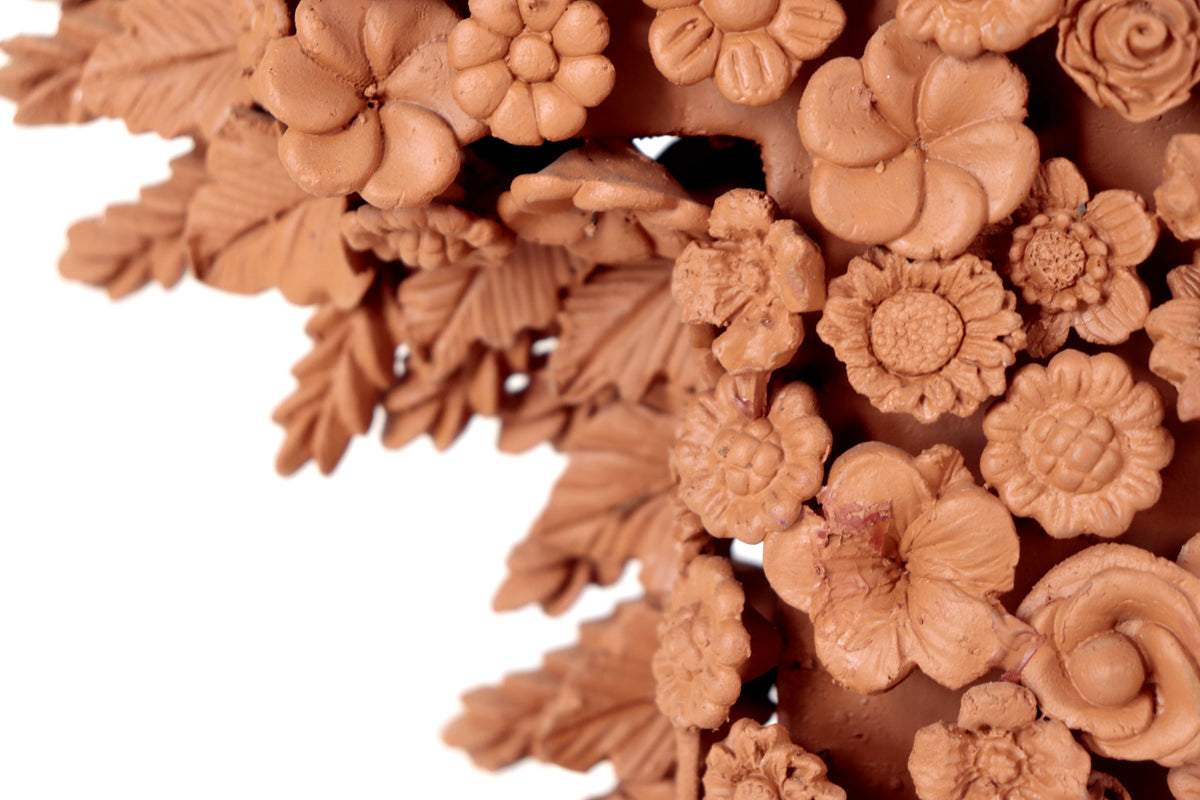 Arbol de la Vida de Barro Natural - 30.5 Cm. 12 In. Zipiajo
