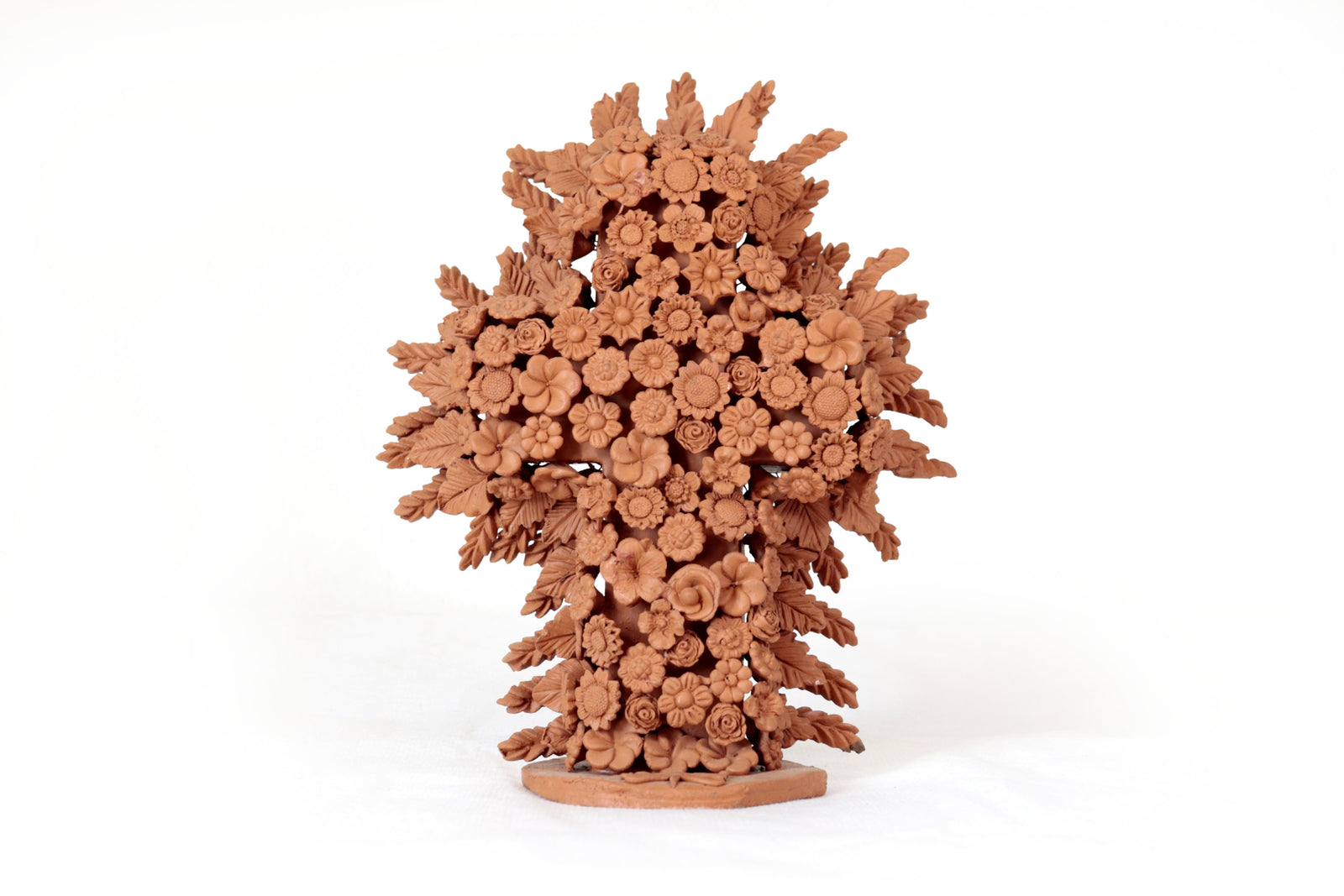 Arbol de la Vida de Barro Natural - 30.5 Cm. 12 In. Zipiajo