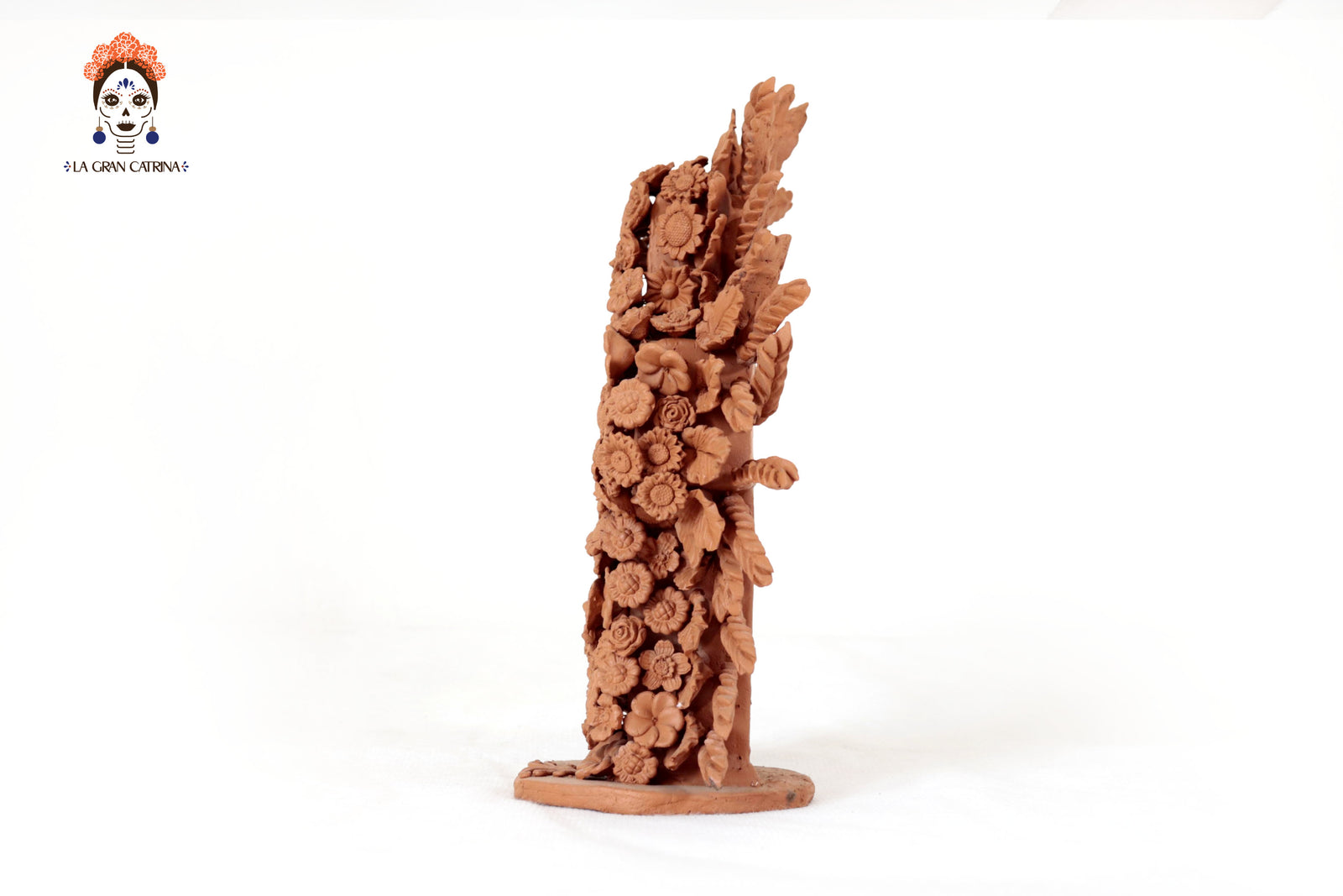 Arbol de la Vida de Barro Natural - 30.5 Cm. 12 In. Zipiajo