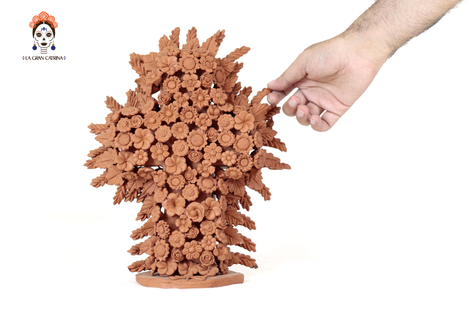 Árbol de la Vida en Barro Natural - 30.5 cm. 12 in. Zipiajo