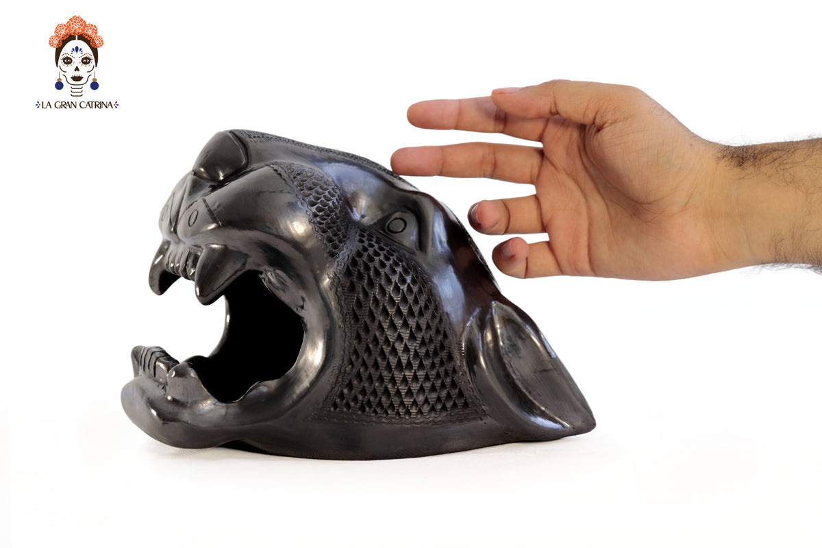 Trío Cabezas Jaguar 20 cm. 7.8 in.