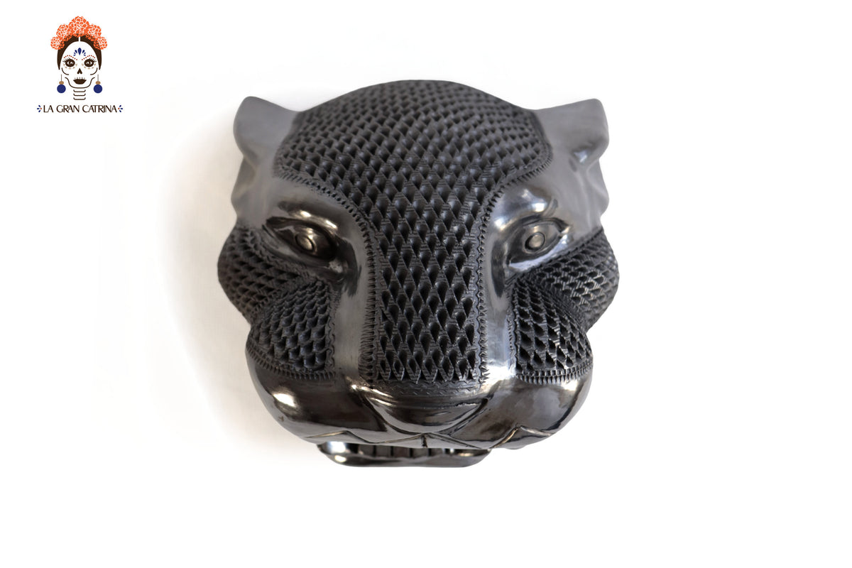 Trío Cabezas Jaguar 20 cm. 7.8 in.