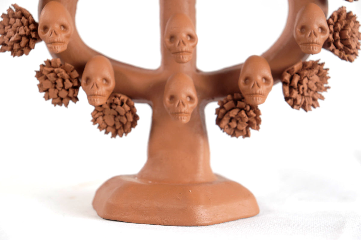 Árbol de la vida - Barro natural - 27 cm. 10.6 in.