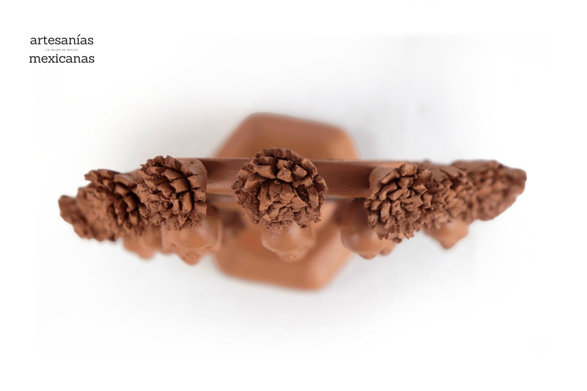 Árbol de la vida - Barro natural - 27 cm. 10.6 in.