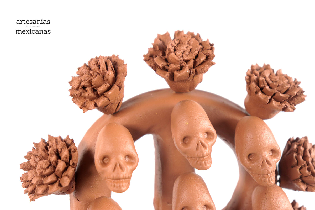 Árbol de la vida - Barro natural - 27 cm. 10.6 in.