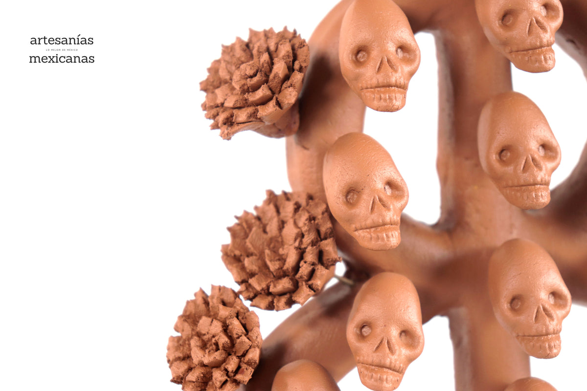Árbol de la vida - Barro natural - 27 cm. 10.6 in.