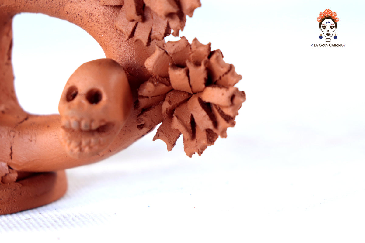 Árbol de la vida - Barro natural - 27 cm. 10.6 in. - Sobre Pedido