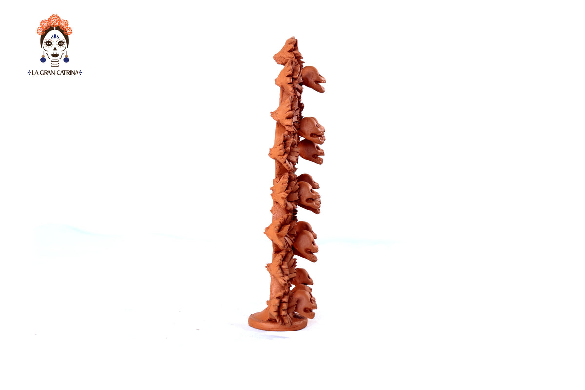 Árbol de la vida - Barro natural - 27 cm. 10.6 in. - Sobre Pedido