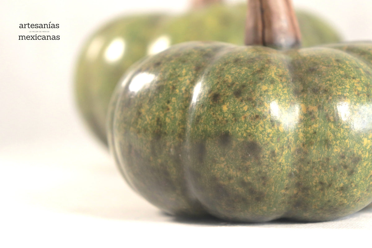 Juego de 3 calabazas verde l