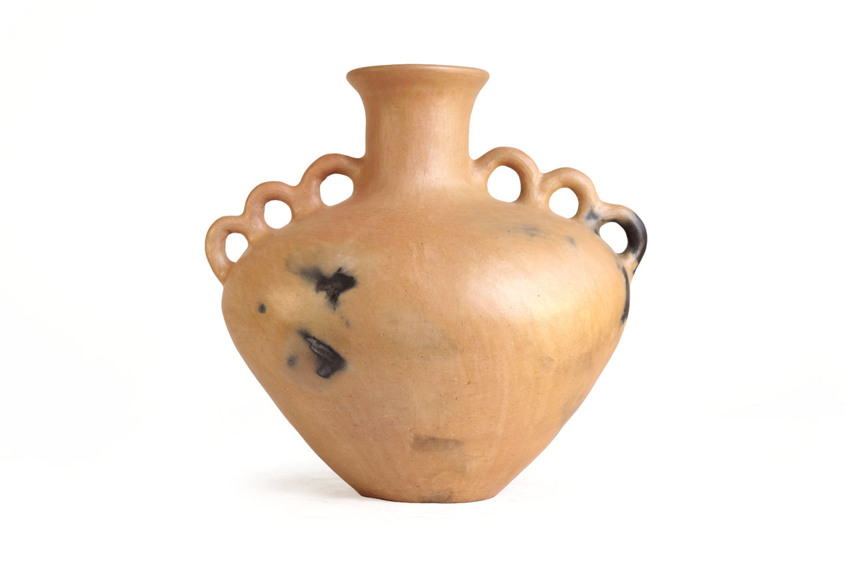 Jarrón Mixe Ancestral con 6 Asas Laterales - 33 cm. 13 in. Mixe
