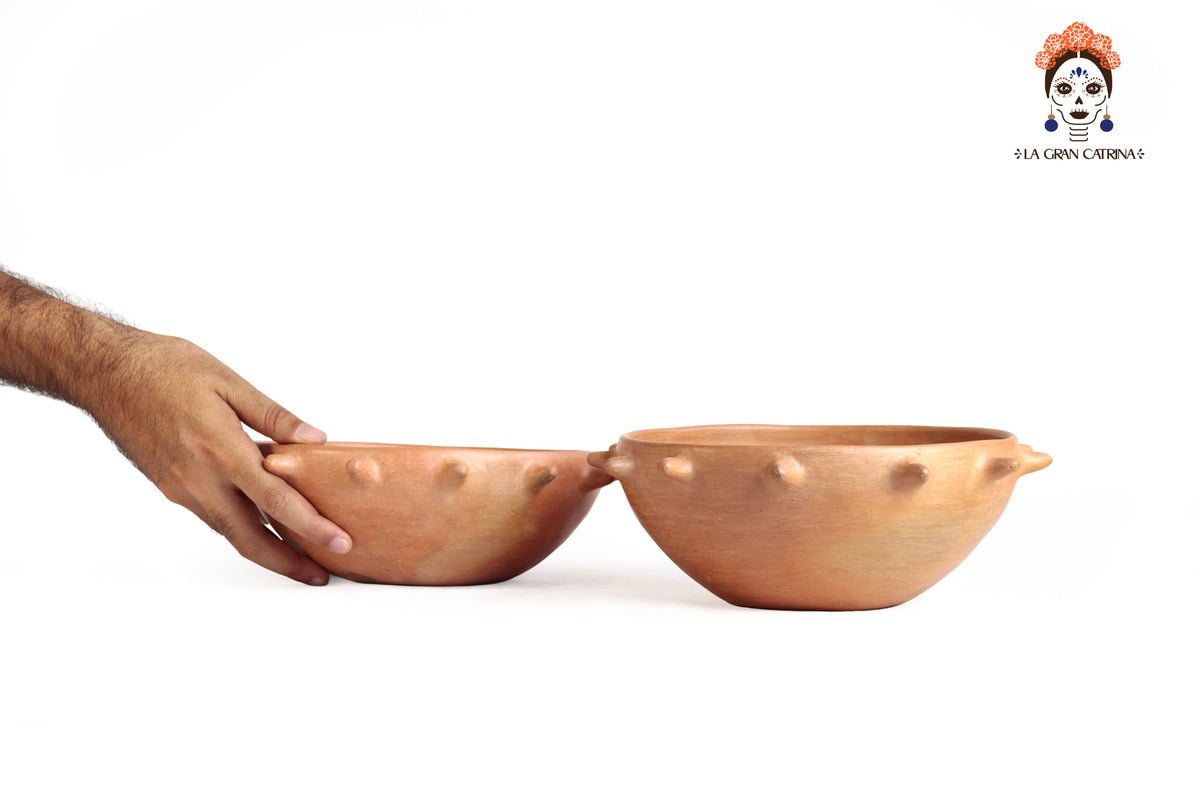 Par de Platos Mixe con Picos - 24 cm. 9.4 in. Mixe