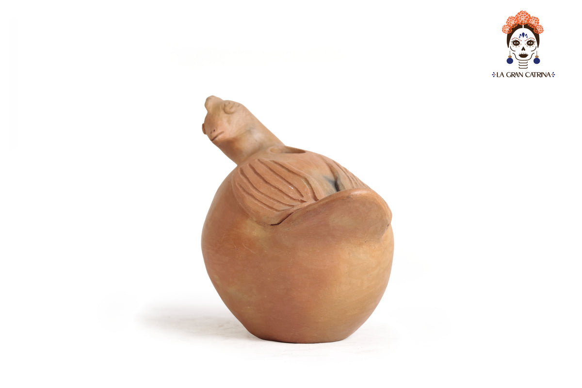 Florero Gallina Ancestral - 16.5 cm. 6.5 in. Mixe
