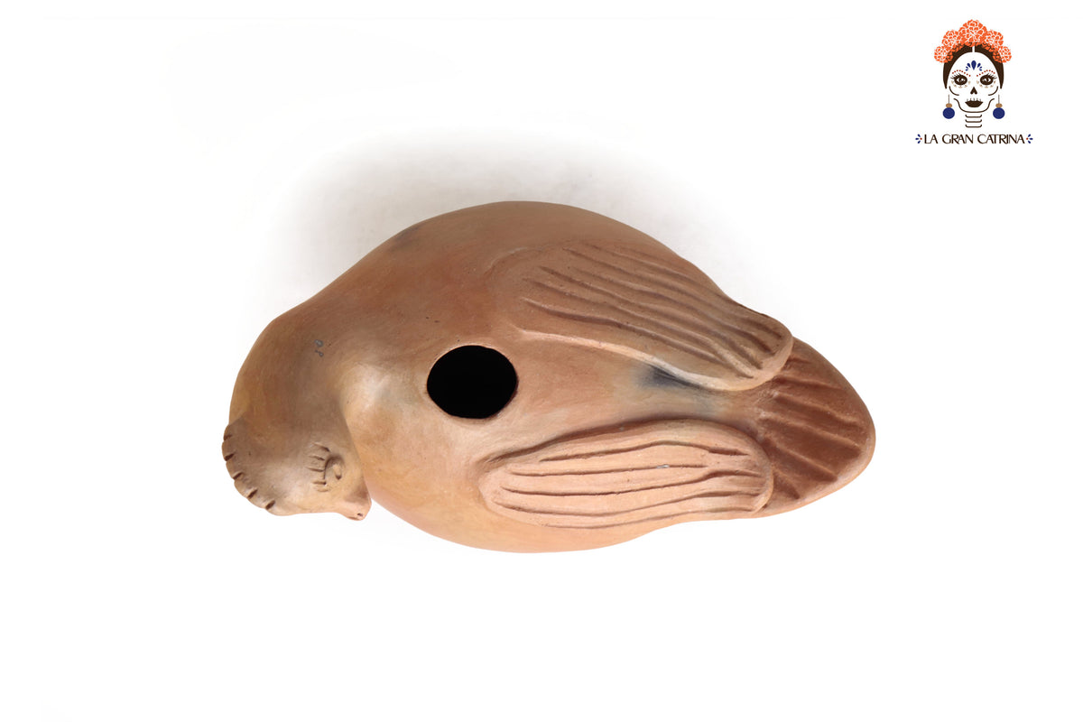 Florero Gallina Ancestral - 16.5 cm. 6.5 in. Mixe