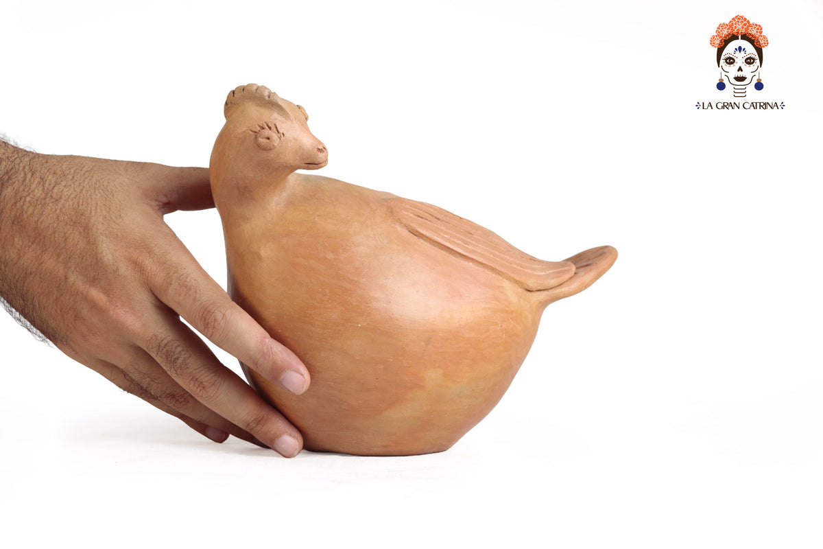 Florero Gallina Ancestral - 16.5 cm. 6.5 in. Mixe