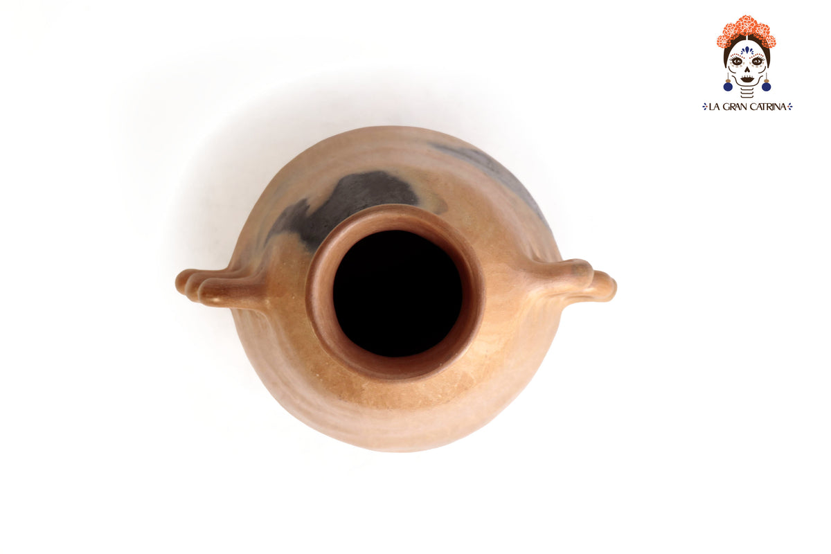 Jarrón Mixe Ancestral con 6 Asas Laterales - 31 cm. 12.2 in. Mixe