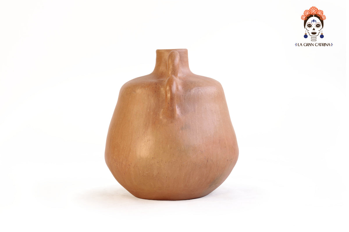 Jarrón Mixe Ancestral con 4 Asas Laterales - 17.7 cm. 6.9 in. Mixe
